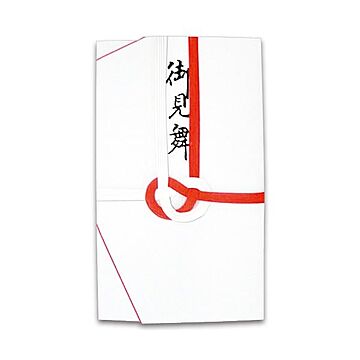 (まとめ) 大阪折 赤白7本 御見舞 117-1 1セット(10枚)  【×10セット】