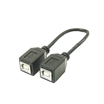 (まとめ)変換名人 USBケーブル20cm B(メス) to B(メス) USBBB-BB20×10セット