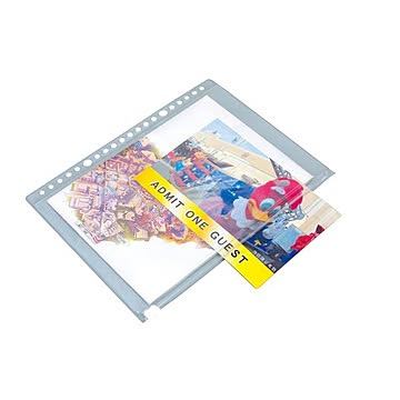 （まとめ）チャック付ポケット【×50セット】
