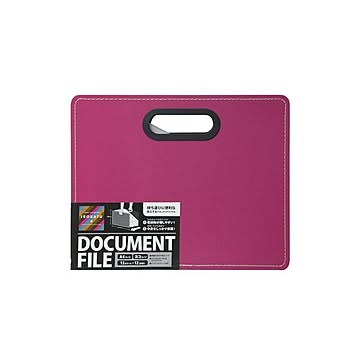 (業務用セット)ナカバヤシ IROKATU ドキュメントファイル・発泡PP製/A4/ヨコ型 DF-A401E-BP ベリーピンク×2セット