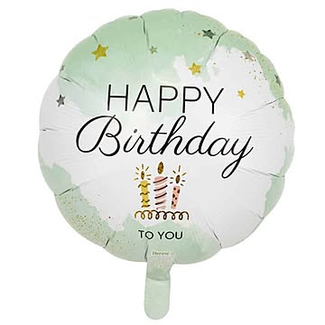 アイブレックス丸型14インチ バースデー ターコイズ 0201513118 【プラザセレクト】