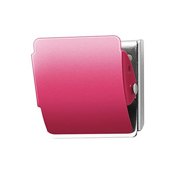（まとめ）プラス マグネットクリップCP-040MCR M ピンク10個×5セット
