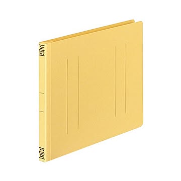 (まとめ) コクヨ フラットファイルV(樹脂製とじ具) B5ヨコ 150枚収容 背幅18mm 黄 フ-V16Y 1パック(10冊)  【×10セット】