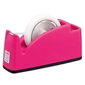 （まとめ買い）プラス テープカッター TC-201 ピンク ×10セット