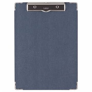 (まとめ) ライオン事務器 ボール用箋挟 A4タテ 紺 No.120 1枚 【×15セット】