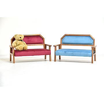 LAMP キッズ＆ペット　ラブソファ2脚セット ペットソファー キッズソファ