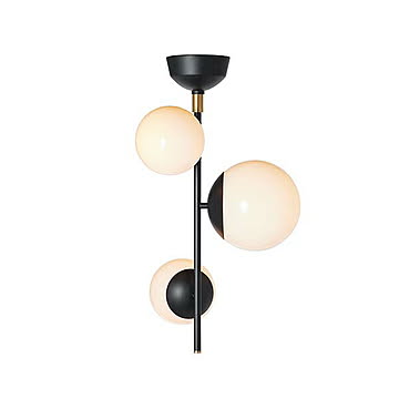 Bliss vertical 3-ceiling light ブリスバーチカル3シーリングライト (LED球付属) AW-0655E シーリングランプ 天井照明 60W相当×3灯
