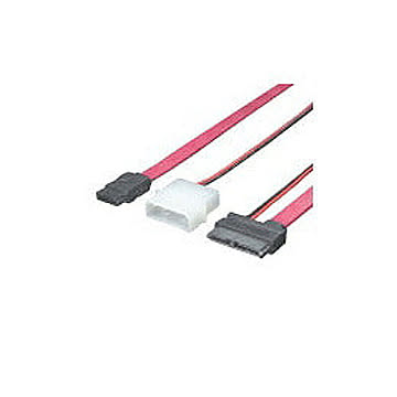 変換名人　SLIM LINE SATA→SATA+電源　SSATA-SATA1 管理No. 4571284887763