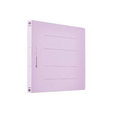 (業務用20セット) フラットファイル/紙バインダー 【A4/2穴 10冊入り】 ヨコ型 パープル(紫) D018J-VL