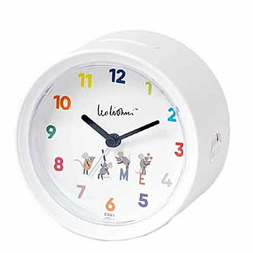 Leo Lionni Alarm Clock レオ・レオニ アラームクロック DCL-003 DCL-004 置き時計 置時計 目覚まし時計 アラーム時計 スイープムーブメント カチカチ音がしない