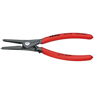 KNIPEX（クニペックス）4931-A1 軸用精密スナップリングプライヤー 直