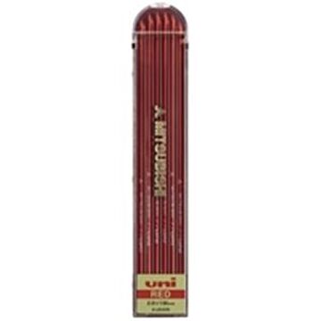 （まとめ）三菱鉛筆 ユニホルダー用替芯 ULN.15 赤 6本×10セット