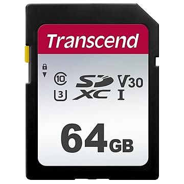 トランセンドジャパン 64GB UHS-I U1 SDXCカード TS64GSDC300S-3P 【3個セット】