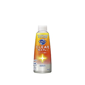（まとめ） 花王 キュキュット クリア 泡スプレー オレンジ つけ替用 300ml 【×10セット】