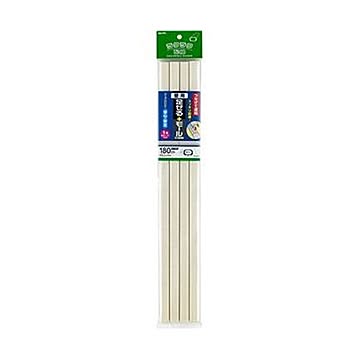 （まとめ）ELPA 足せるモール 壁用1号45cm テープ付 壁紙クロス PSM-K145P4（CR）1パック（4本）【×10セット】