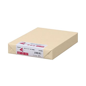まとめ長門屋商店 Color Paper A4中厚口 アイボリー ナ-3265 1冊500枚 ×3セット