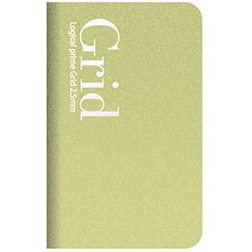 （まとめ） ロジカルプライムノート グリッド2.5 A6スリム／2.5mm方眼／120枚 NA601-16【×5セット】