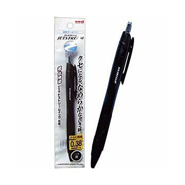 三菱 クセになる滑らかジェットストリーム0.38黒 10個セット 32-722