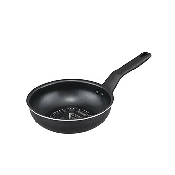 ダイヤモンドコートフライパン炒め鍋 ガス火専用20cm VDG-W20 ブラックメタリック