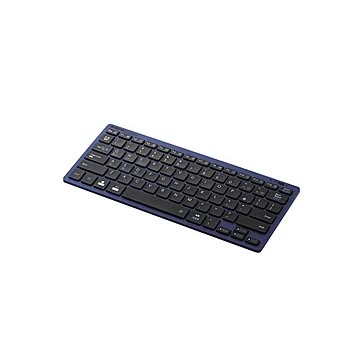 エレコム Bluetoothミニキーボード／パンタグラフ式／軽量／マルチOS対応／ブルー TK-FBP102BU