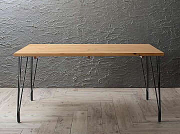 Almont ダイニングテーブル インダストリアルデザイン W150 ナチュラル