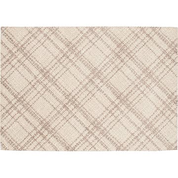 オドレイ プレーベル ラグマット 140×200cm アイボリー