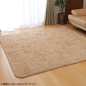 イケヒコ・コーポレーション ラビットファータッチラグ フィリップ ベージュ 200×250cm