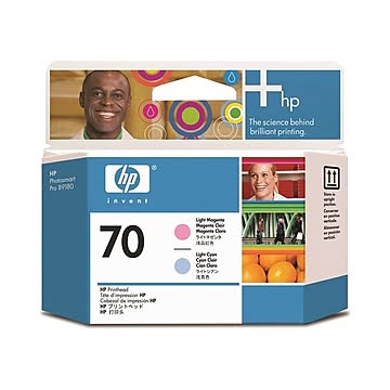 （まとめ） HP70 プリントヘッド ライトマゼンタ／ライトシアン C9405A 1個 ×3セット