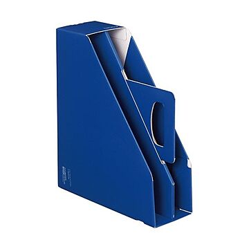 (まとめ) コクヨファイルボックス［KaTaSu］取っ手付き・スタンドタイプ ブルー フ-KES470B 1冊  【×30セット】