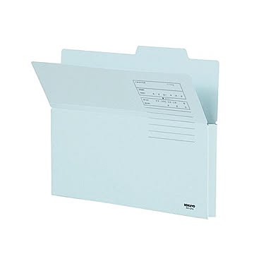 (まとめ) コクヨ 持ち出しフォルダー（カラー） A4 青 A4-CFB 1パック（10冊）  【×10セット】