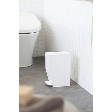 【YAMAZAKI/山崎実業】ペダル式トイレポット タワー