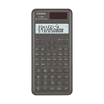 （まとめ）カシオ 関数電卓 10桁2行ハードケース付 FX-290A-N 1台【×2セット】