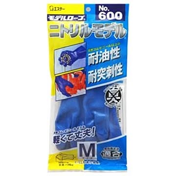 (まとめ) エステー モデルローブ ニトリルモデル No.600 M 1双 【×10セット】