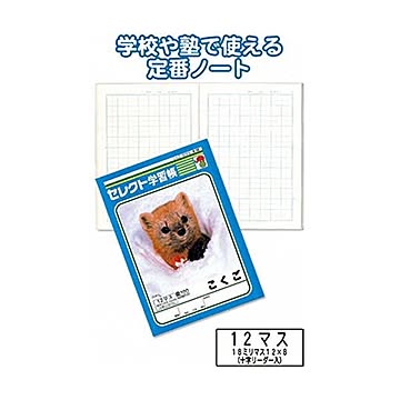 学習帳K-12こくご12マス 10個セット 31-377