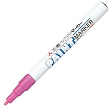 (業務用200セット) 三菱鉛筆 油性ペン/ペイントマーカー 【細字/丸芯】 不透明性インク PX-21.13 桃