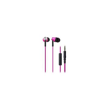 （まとめ） Audio-Technica オーディオテクニカ iPod／iPhone／iPad専用インナーイヤーヘッドホン ピンク ATH-CK330i-PK 【×2セット】