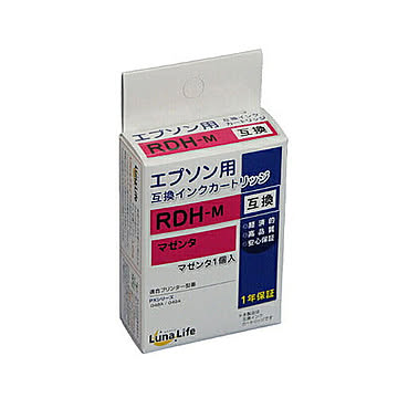 エプソン用 互換インクカートリッジ RDH-M マゼンタ LNEPRDH-M 管理No. 4582458926706