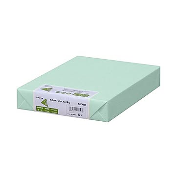 まとめ長門屋商店 Color Paper A4厚口 浅黄 ナ-3361 1冊500枚 ×3セット