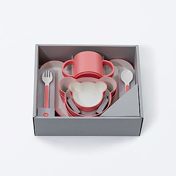tak.　KIDS DISH　gift box　bear lucky 7