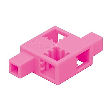 （まとめ）Artecブロック ハーフD ピンク8pcsセット【×20セット】