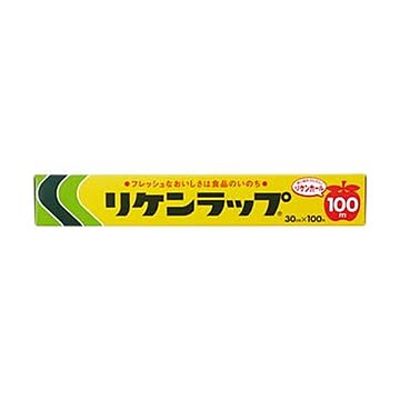 （まとめ）リケンファブロ 業務用リケンラップ 30cm×100m 1本【×50セット】