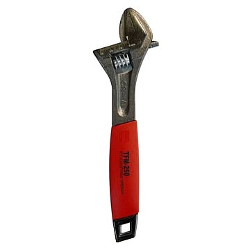 （まとめ）TRAD フィットモンキーレンチ/作業工具 【250mm】 目盛付き TFM-250 〔業務用/DIY用品/日曜大工/スパナ〕【×20セット】