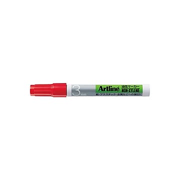 （まとめ） シヤチハタ アートライン丸3 1.5mm （ノンキシ） 赤 【×30セット】