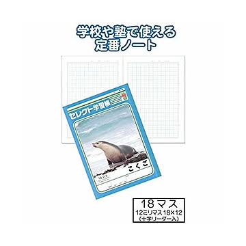 学習帳K-14こくご18マス十字リーダー入 10個セット 32-915