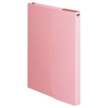 （まとめ） TANOSEE ケースファイル A4タテ 230枚収容 背幅23mm ピンク 1パック（3冊） 【×15セット】