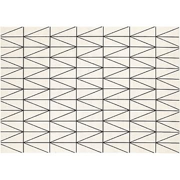 プレーベル ネオ 20412 WH ベルギー製 ウィルトン ラグマット 160×230cm ホワイト ホットカーペット対応