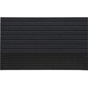 8個セット 玄関マット Sサイズ 幅74cm 水洗い可 ストライプ模様