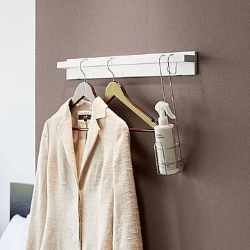 山崎実業 壁付けハンガーバー タワー tower