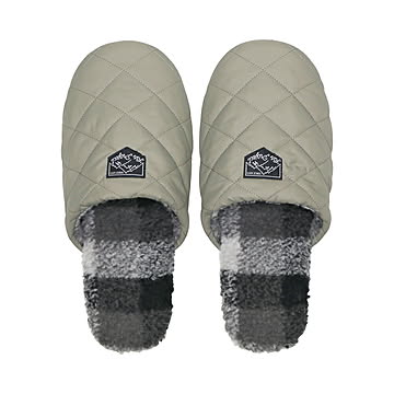 キルティングダウン調ソフトスリッパ M 【プラザセレクト】