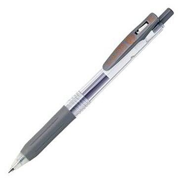 （まとめ） ゼブラ ゲルインクボールペン サラサクリップ 0.3mm グレー JJH15-GR 1本 【×60セット】